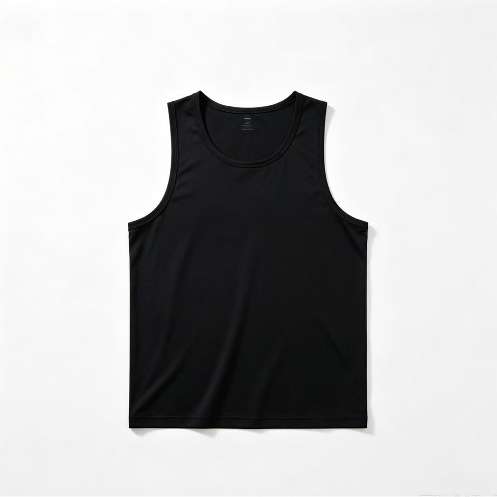 Men's Black Performance Tank Top